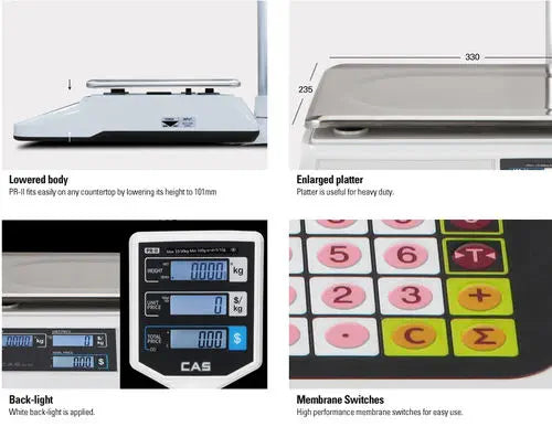 Bilancia per Punto Vendita PR2 Series Omologata – Bilancia Elettronica Professionale con Certificazioni e Bollino 3 Anni