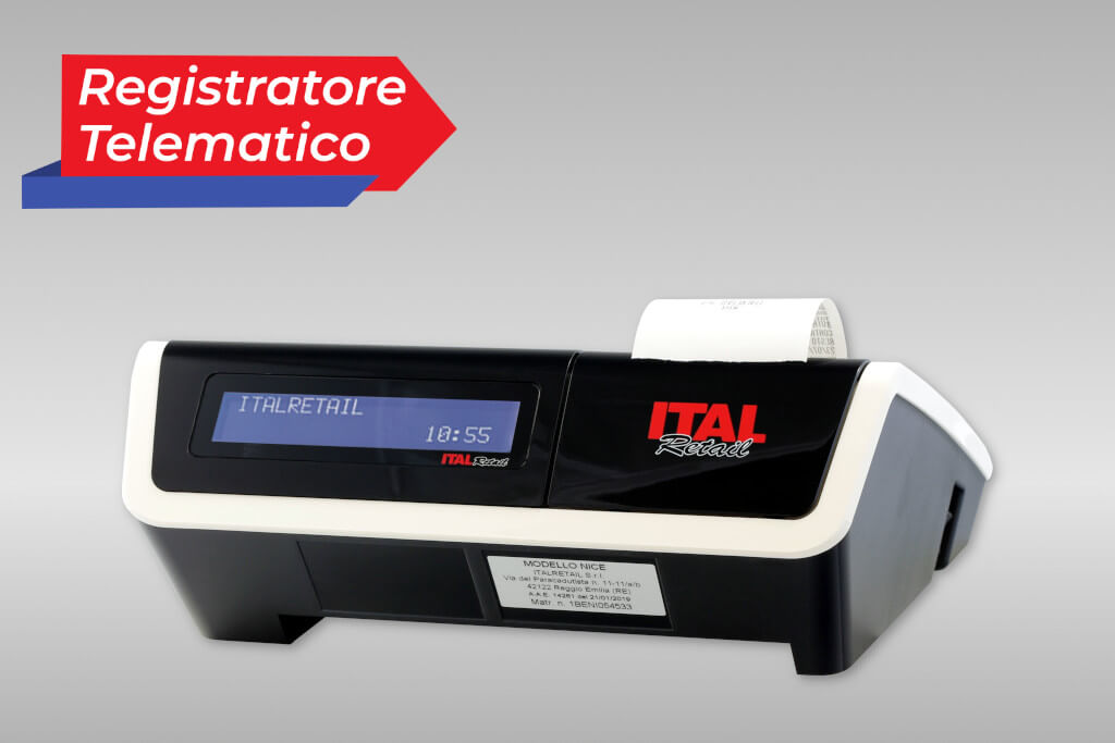 REGISTRATORE TELEMATICO ITAL RETAIL MOD. NICE