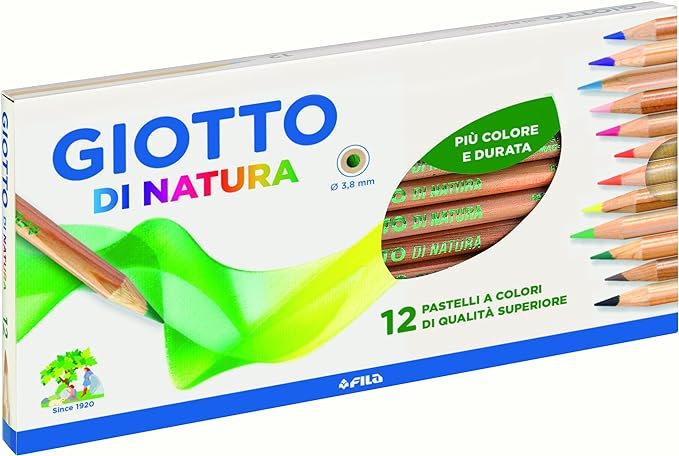 Pastelli Giotto di Natura a 12pz