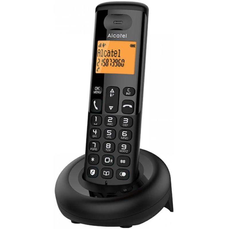 LCATEL E160 CORDLESS – TELEFONO SENZA FILI IN BLACK, WHITE E ORANGE