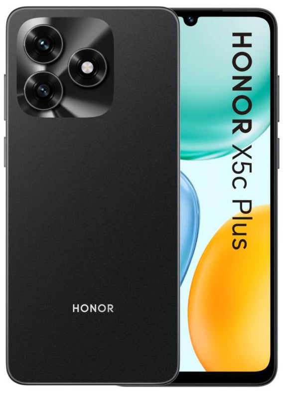 HONOR X5C PLUS 4+256GB 6.7” 4G MIDNIGHT BLACK | DISPLAY HD+, BATTERIA 5000MAH, FOTOCAMERA AI, DESIGN ELEGANTE