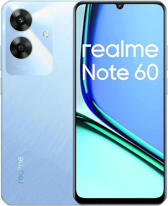 REALME NOTE 60 4+128GB 6.75" 4G – BLACK & BLUE – DISPLAY AMPIO, BATTERIA POTENTE E DESIGN ELEGANTE