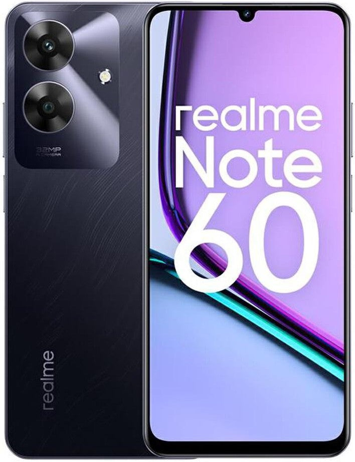REALME NOTE 60 4+128GB 6.75" 4G – BLACK & BLUE – DISPLAY AMPIO, BATTERIA POTENTE E DESIGN ELEGANTE