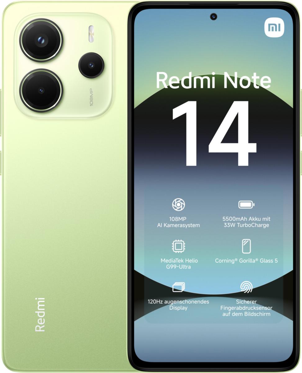 Xiaomi Redmi Note 14 6GB RAM 128GB Memoria - Display 6.67" e 4G