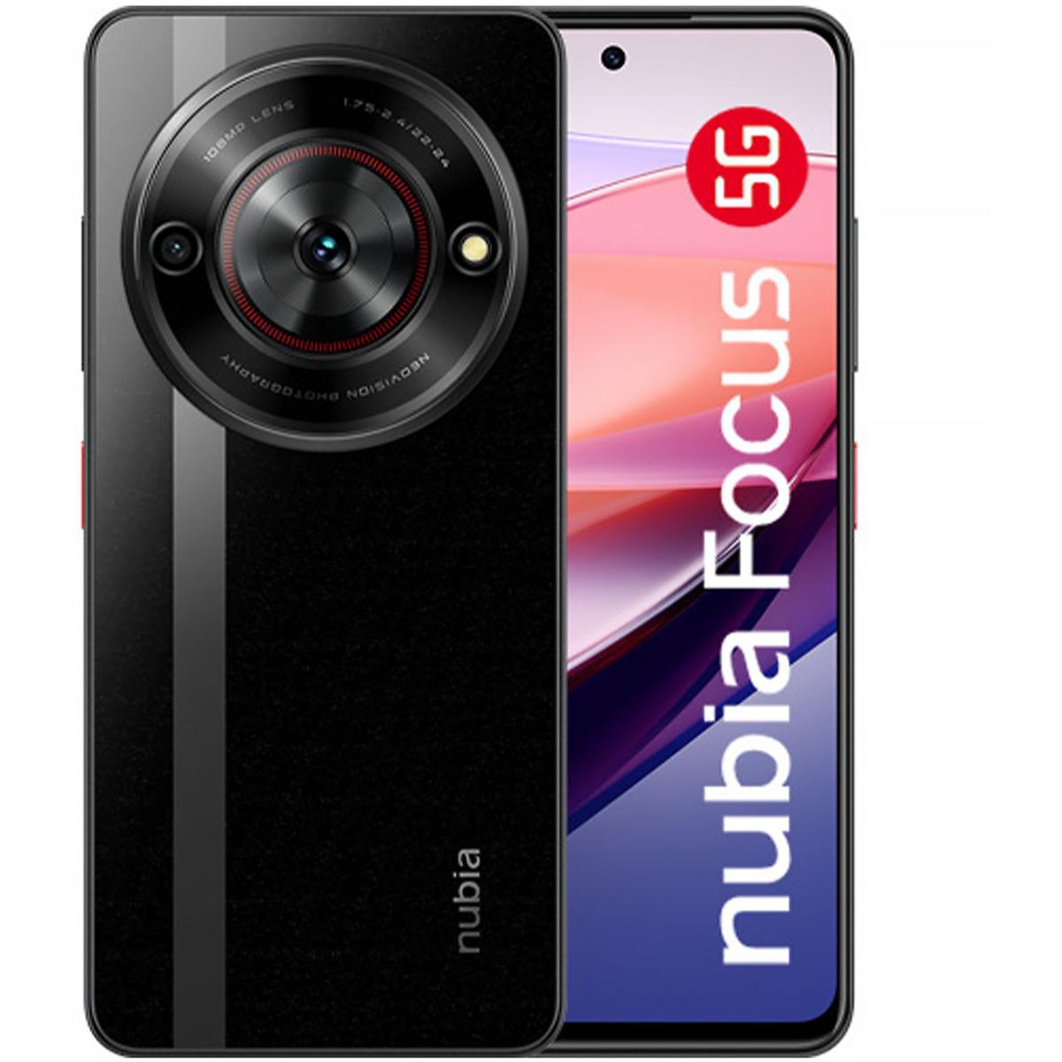 ZTE NUBIA FOCUS 6+256GB 6.6" 5G GALACTIC BLACK – SMARTPHONE ULTRAVELOCE CON FOTOCAMERA PROFESSIONALE | TECNOSOLUZIONISHOP