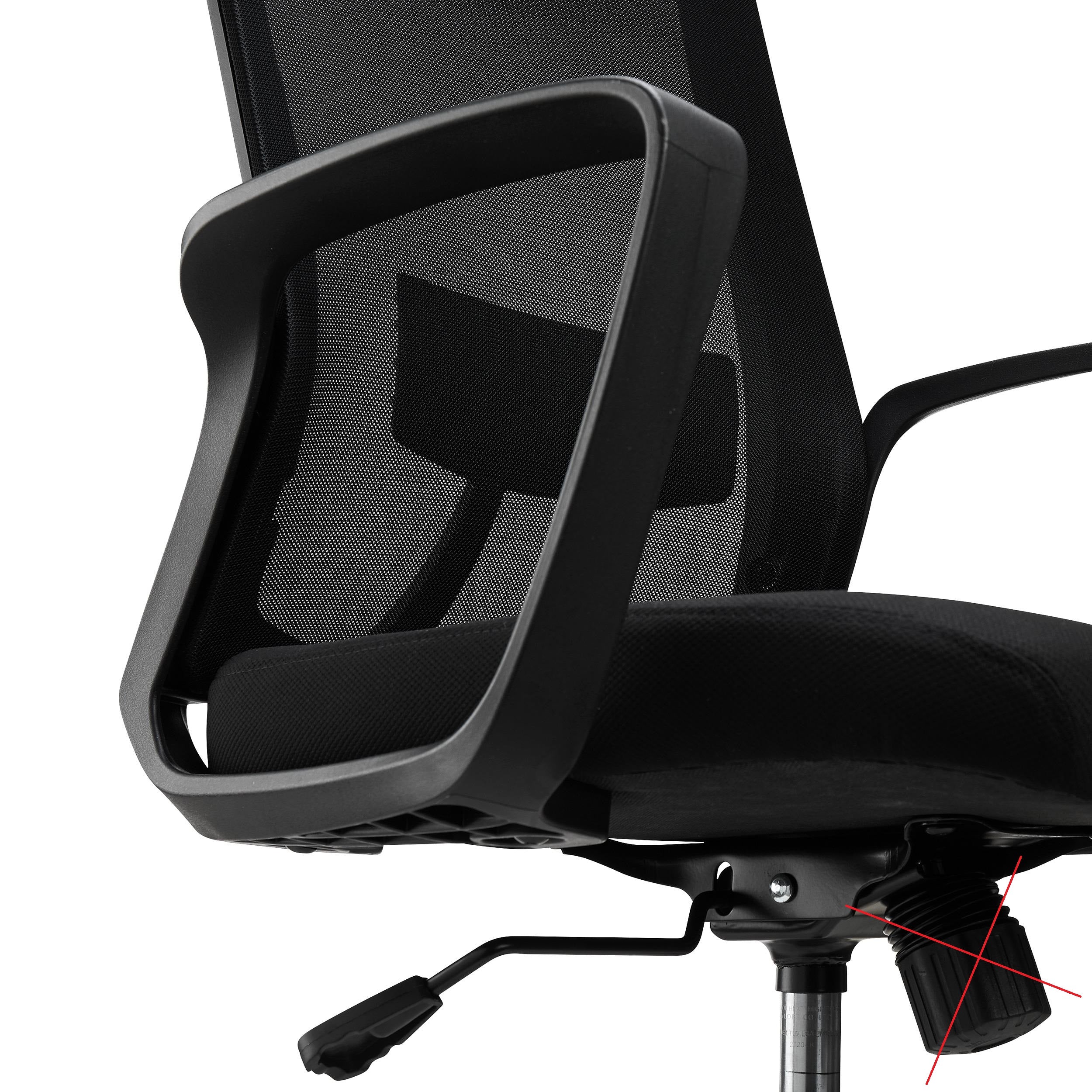 Sedia da Ufficio Ergonomica in Rete Anti‑Sudore – Regolabile in Altezza con Poggiatesta