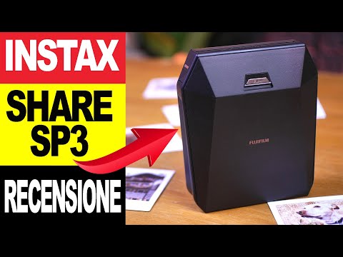 FUJIFILM INSTAX SHARE SP-3 BLACK – STAMPANTE ISTANTANEA AD ALTA QUALITÀ CON CONNESSIONE BLUETOOTH